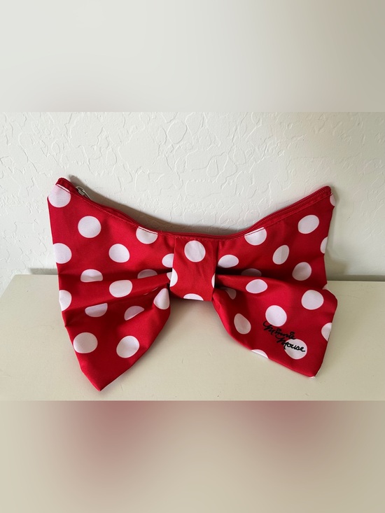 Disney Handbags - Disney Minnie Mouse Red & White Polka Dot Bow Pouch, Fannypack, Waist Belt
